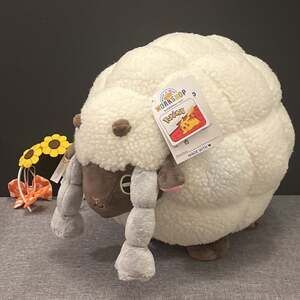 NWT Build A Bear Pokemon Wooloo Plush with headband & bows
